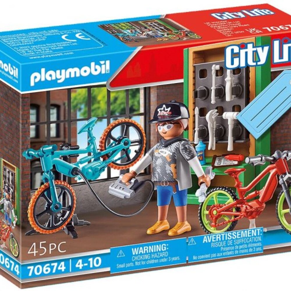 Playmobil 70674 Bike Workshop Gift Set